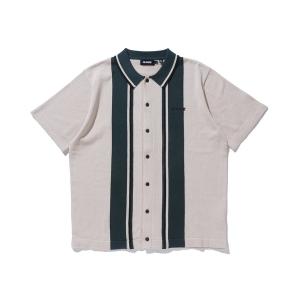 メンズ ポロシャツ LINE KNIT S/S SHIRT｜zozo