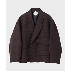 メンズ ジャケット テーラードジャケット 「ETHOSENS/エトセンス」Tile loose jacket｜zozo