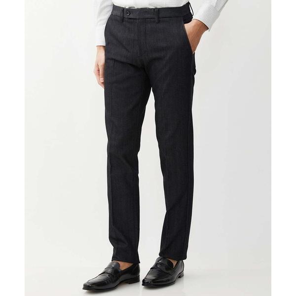 スラックス プレビアシャンブレースラックスパンツ 撥水 メンズ