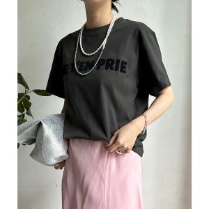 tシャツ Tシャツ JE T'EN PRIEフロッキーロゴTEE レディース