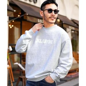 スウェット メンズ XLARGE(エクストララージ) LOGO CREWNECK SWEAT スウェット トレーナー｜zozo