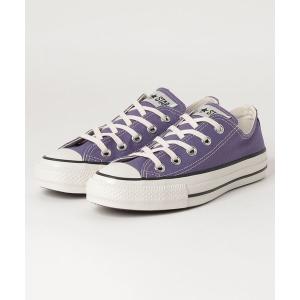 「CONVERSE」 ローカットスニーカー 23.5cm パープル WOMEN