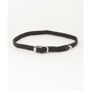 ベルト 「ADAMPATEK/アダムパテック」braided leather belt/編み込みレザーベルト メンズ レディース