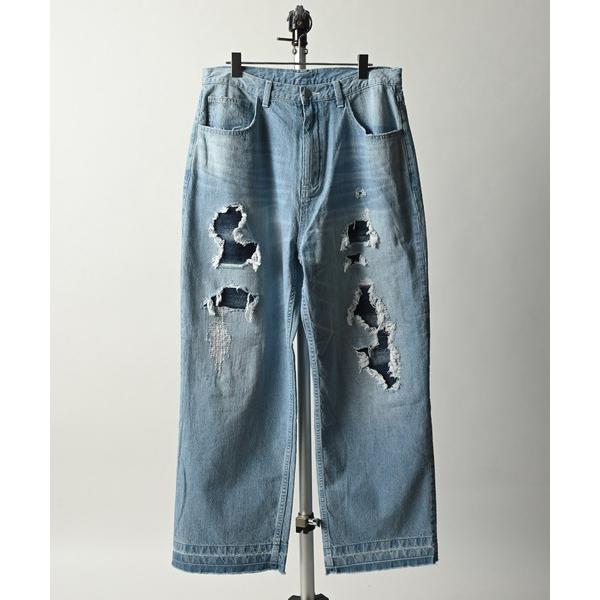 ジーンズ デニム デニムパンツ 「ADAMPATEK/アダムパテック」clash looose de...