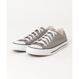 「CONVERSE」 ローカットスニーカー 24.5cm グレー レディース