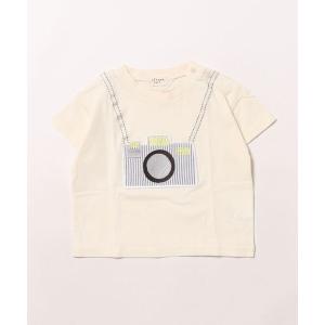 tシャツ カメラアップリケ半袖Tシャツ キッズ ...の商品画像