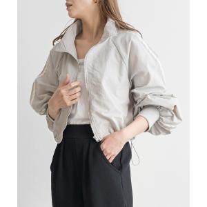 ブルゾン アウター サイドラインオープンショートブルゾン レディース