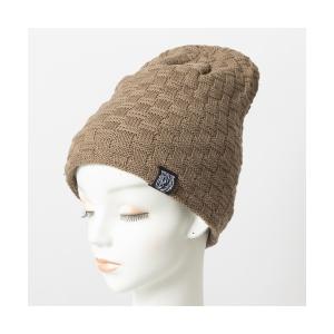 Kappa（カッパ） ニット帽 ニットキャップ ケーブル編み ツバ付き
