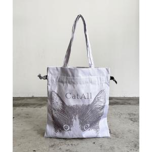 nicott（ニコット） ポーチ NC:カワムラオリエ CAT ALL ネコ巾着L
