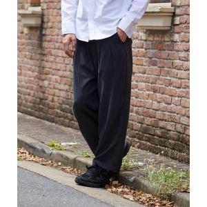 パンツ メンズ MR.OLIVE/ミスターオリーブ T-R POWDER CLOTH - 2TACK WIDE EASY PANTS イージーパンツ