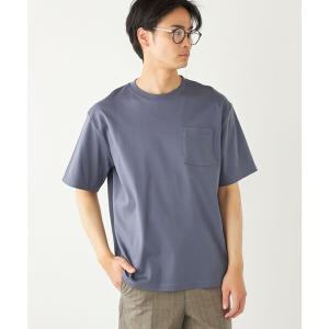tシャツ Tシャツ メンズ SHIPS Colors:シルケット コットン クルーネック ポケット Tシャツ