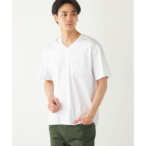 tシャツ Tシャツ メンズ SHIPS Colors:シルケット コットン Vネック ポケット Tシャツ