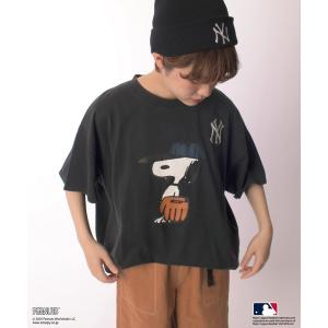 tシャツ 「再入荷」MLB×PEANUTSコラボ　BIGTEE/ドジャース・ヤンキース・アスレチックス/ユニセックス レディース メンズ
