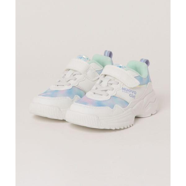 スニーカー NUOVO ヌオーヴォ 17-22 JENNIE ジェニー N9348J WHITE M...