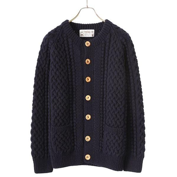 ニット メンズ INVERALLAN / インバーアラン：Cardigan：4A-LAMBSWOOL...