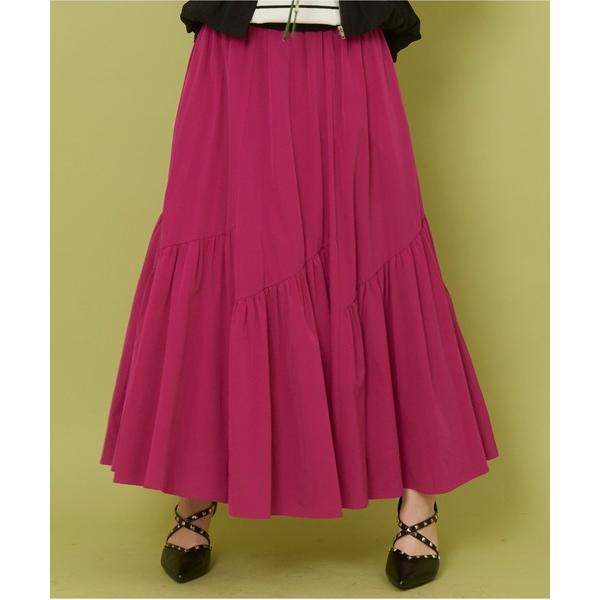 スカート 「FONT LAB」イレギュラーティアードスカート