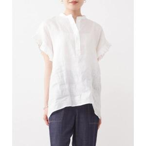 シャツ ブラウス レディース リネンギャザースリーブブラウス｜ZOZOTOWN Yahoo!店