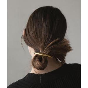 ヘアクリップ 「LETICIA」メタル バレッタ レディース