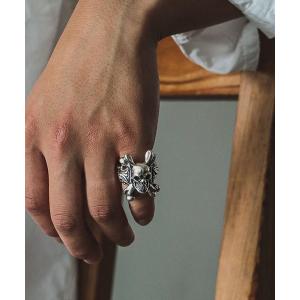 指輪 メンズ Bill Wall Leather / Crossbones ＆ Skull Ring｜zozo