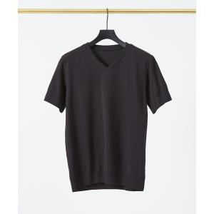 tシャツ Tシャツ メンズ セーターマシーン Vネック ニットTシャツ｜ZOZOTOWN Yahoo!店