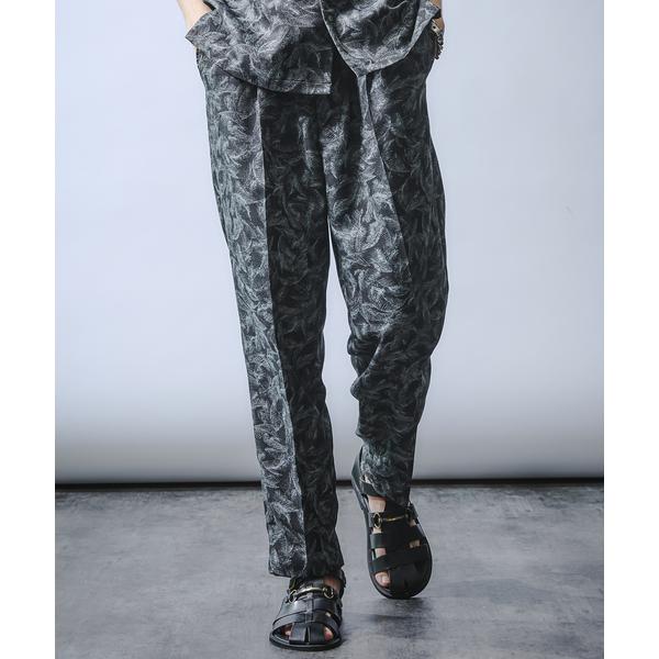 パンツ 総柄プリント イージーパンツ メンズ