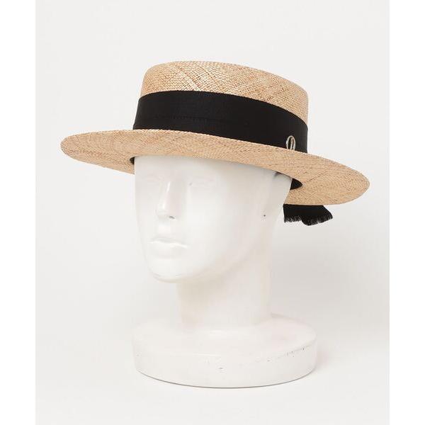 「Chapeau d&apos; O」 ハット 57cm ブラック レディース