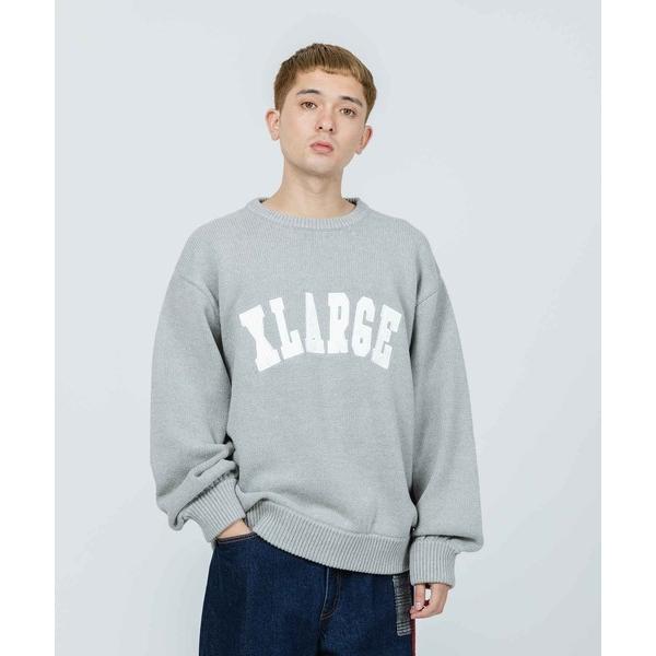 「XLARGE」 長袖ニット S グレー メンズ