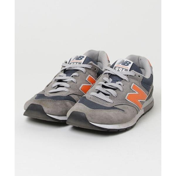 「New Balance」 ローカットスニーカー 27cm グレー メンズ