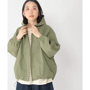 マウンテンパーカー ウインドブレーカー 「マシンウォッシャブル/撥水加工」ドルマンスリーブ多機能マウンテンパーカー レディース