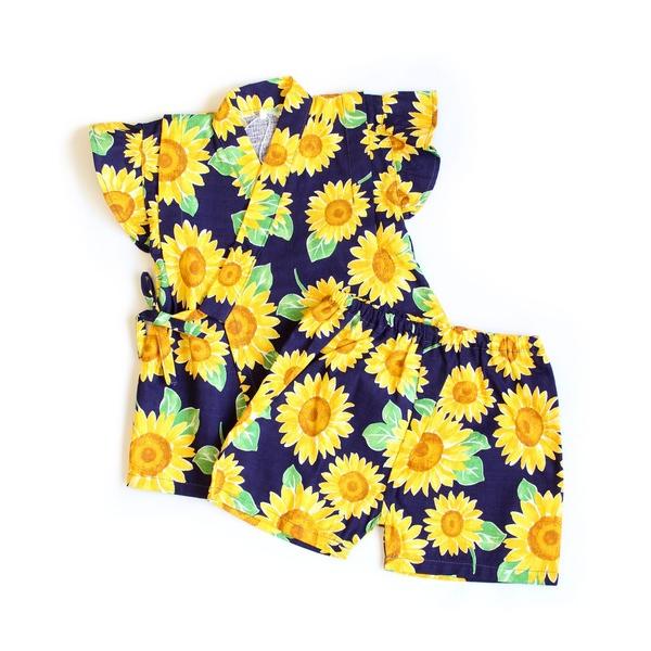 浴衣 フリソデ甚平スーツ キッズ 子供 女の子