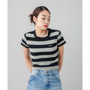 tシャツ Tシャツ レディース STRIPED S/S TEEの商品画像