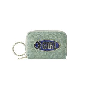 コインケース 札入れ レディース GLITTER OVAL LOGO COIN AND CARD CASE｜zozo