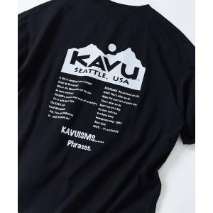 メンズ tシャツ Tシャツ 限定展開 KAVU/カブー KAVU×FREAK'S STORE/カブー 別注 ビッグシルエット バックプリントTシャツ/｜zozo