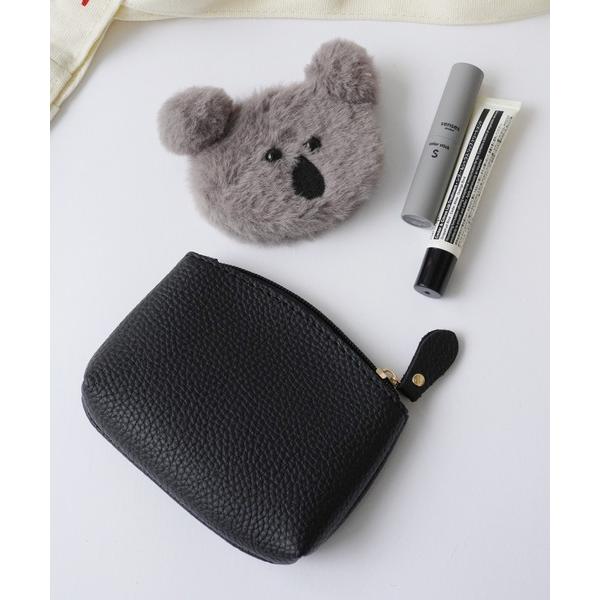 コインケース フェイクレザー フラット ジップ コインケース / ミニ財布 / 財布