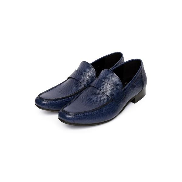 ローファー TORNADO MART∴エンボスベルトローファー メンズ