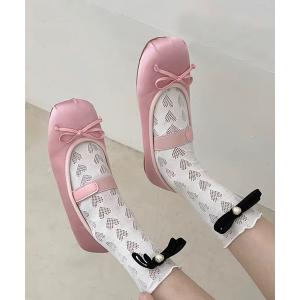 MM6 Maison Margiela バレエシューズ ピンク MM6 バレエシューズ パンプス Maison Margiela (エムエムシックス