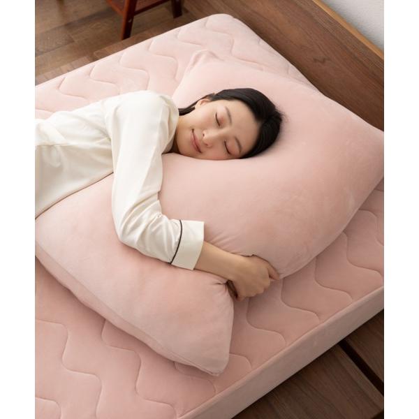 クッション クッションカバー もちふわ触感「至福の睡眠」足まくらにもなる ジャンボまくら