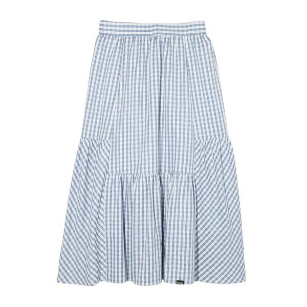 スカート GINGHAM TIERED  SKIRT