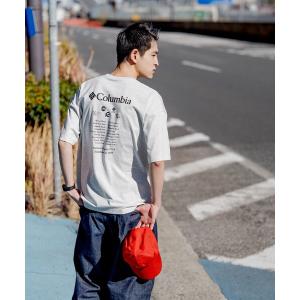 tシャツ Tシャツ メンズ 限定展開 Columbia×FREAK'S STORE/コロンビア 別注 インペリアルパーク ワードグラフィック バックプ｜zozo