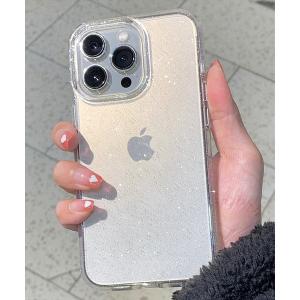 グリッター iPhoneケース シルバー系 スワロフスキー クリスタルスマホカバーとケース｜スワロフスキー