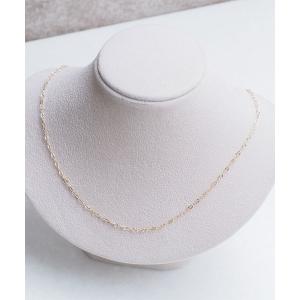 ネックレス K10　シンプルチェーンコレクション　ネックレス　8・9 レディース