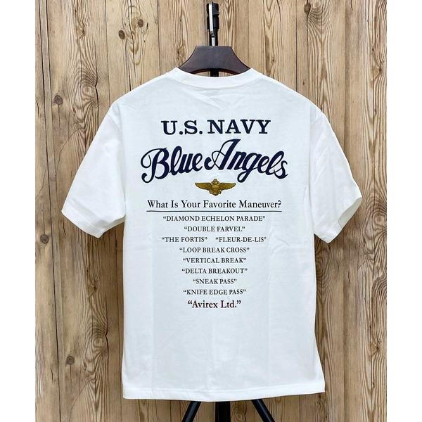 tシャツ EMBROIDERED BLUE ANGELS 半袖Tシャツ メンズ レディース