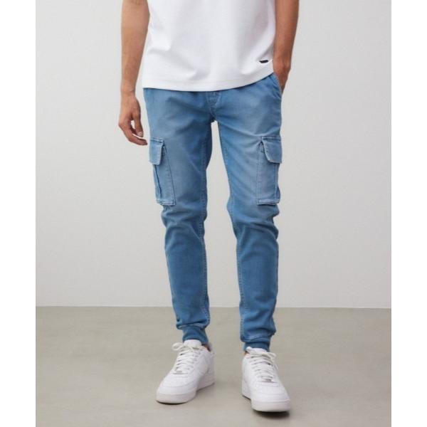カーゴパンツ AZUL DENIM カーゴジョガー メンズ