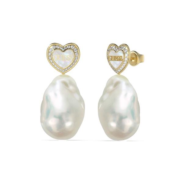 ピアス レディース AMAMI 35mm Heart And Pearl Pierce アクセサリー...