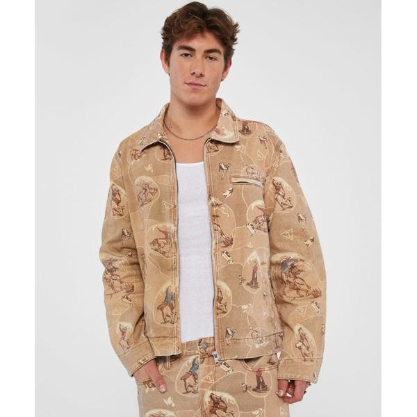 デニムジャケット gジャン GUESS Originals Printed Work Jacket ...