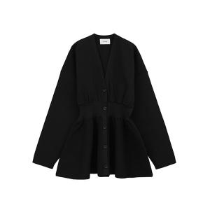 カーディガン レディース 「CLANE/クラネ」WAIST SHAPE PEPLUM CARDIGAN/ウエストシェイプペプラムカーディガン