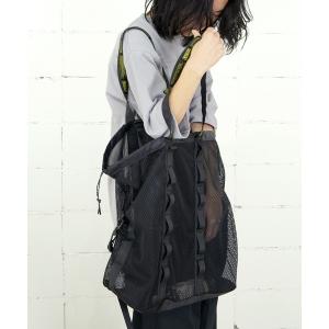 トートバッグ バッグ メンズ WEEKEND(ER) ウィークエンダー MESH 2WAY TOTE BAG メッシュトートバッグ