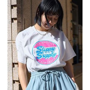tシャツ Tシャツ レディース SLOPPY × FREAK'S STORE/スラッピー 別注 Sloppy Supply TEE/スラッピー サプラ｜zozo