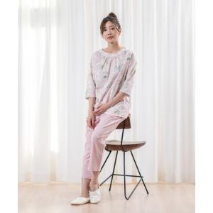 パジャマ ルームウェア 「mila schon」本強撚テンジクプリント/無地　ルームウェア レディース