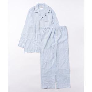パジャマ 「mila schon」シルク混クレープストライプ　パジャマ メンズ